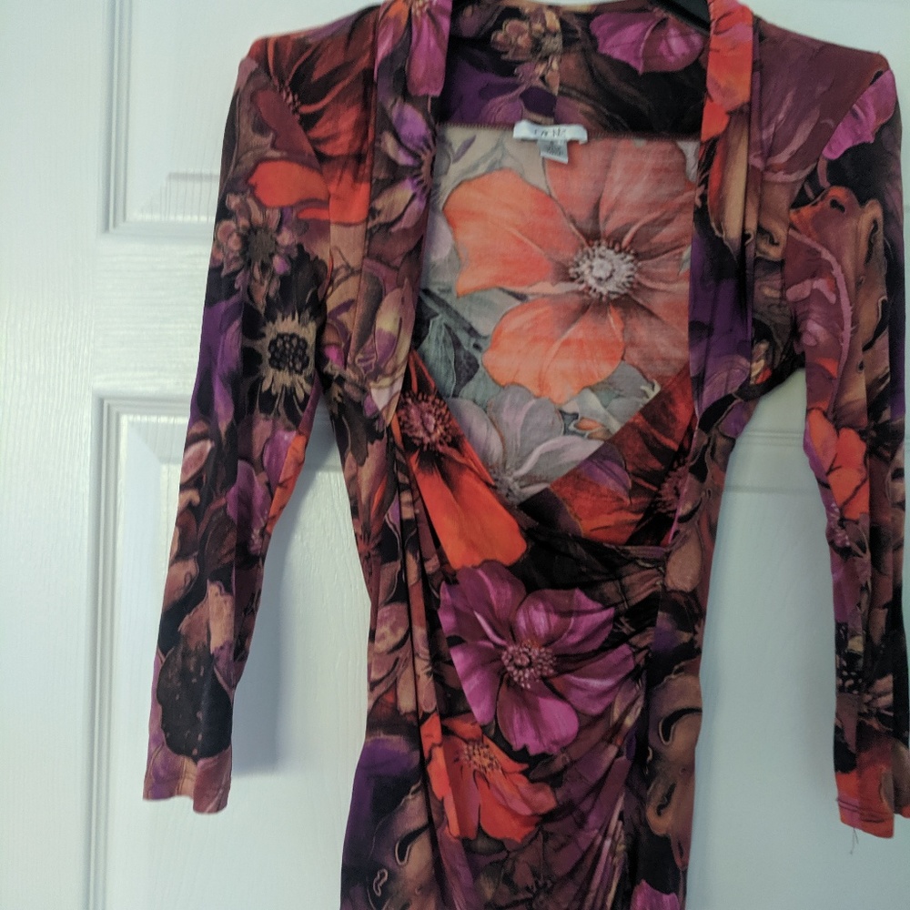 Cache Flower Print Top - image 1